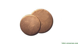 copper blank coin