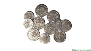 silver coins 20 mm