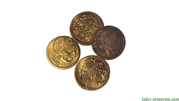 gold coin 15 mm